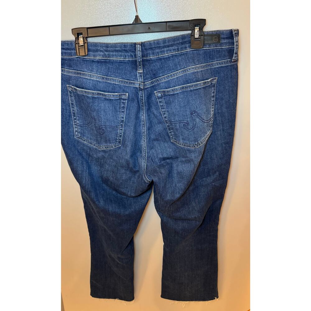 AG Farrah High Rise Crop Boot Jeans - Size 33 - New - Picture 3 of 6